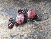 Image 1 of Lampwork earrings/ n92