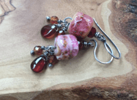 Image 2 of Lampwork earrings/ n92