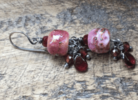 Image 5 of Lampwork earrings/ n92