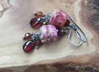 Image 7 of Lampwork earrings/ n92