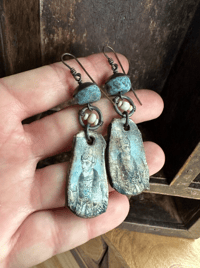 Image 5 of Old World earrings/ n15