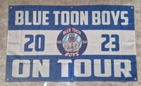 **1/3 OFF**Peterhead Blue Toon Boys 5x3ft Football/Ultras Flag. Brand New.