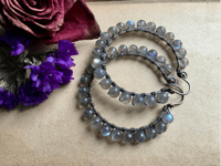 Image 6 of Labradroite Hoops/n41