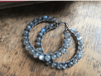 Image 9 of Labradroite Hoops/n41