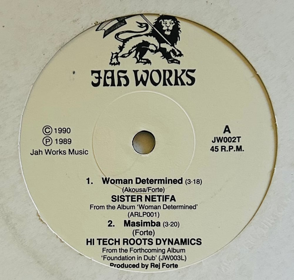 Hi Tech Roots Dynamics -  Woman Determined / Masimba / Who Can We Run To (Jah Works) 12"