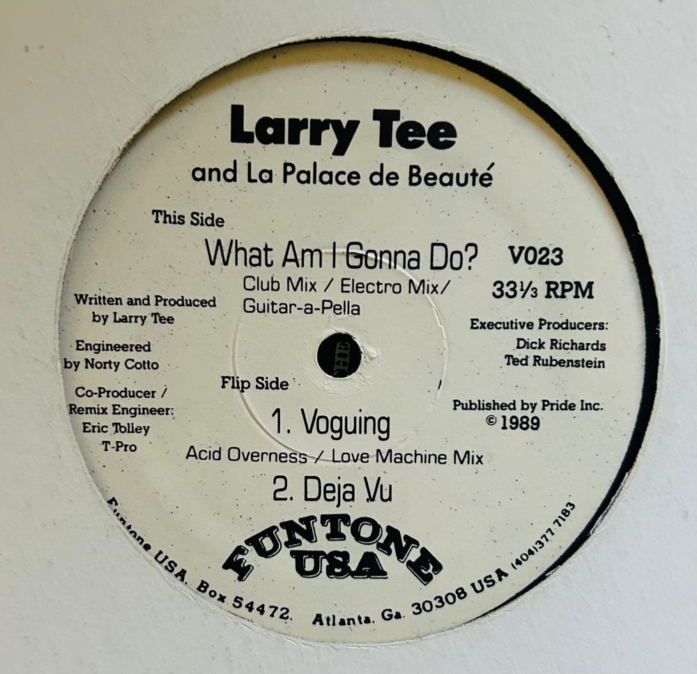 Larry Tee And La Palace De Beauté – What Am I Gonna Do? (Funtone) 12"