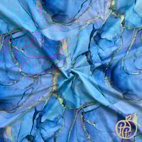 Image 4 of Blue marble Peachy Bodysuit