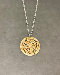 Image 3 of Yellow and Orange Branches Pendant