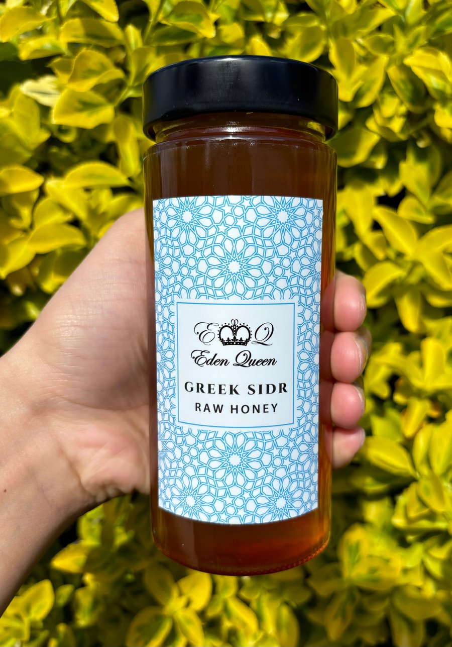Image of Raw Organic Greek Sidr Honey (400 grams)