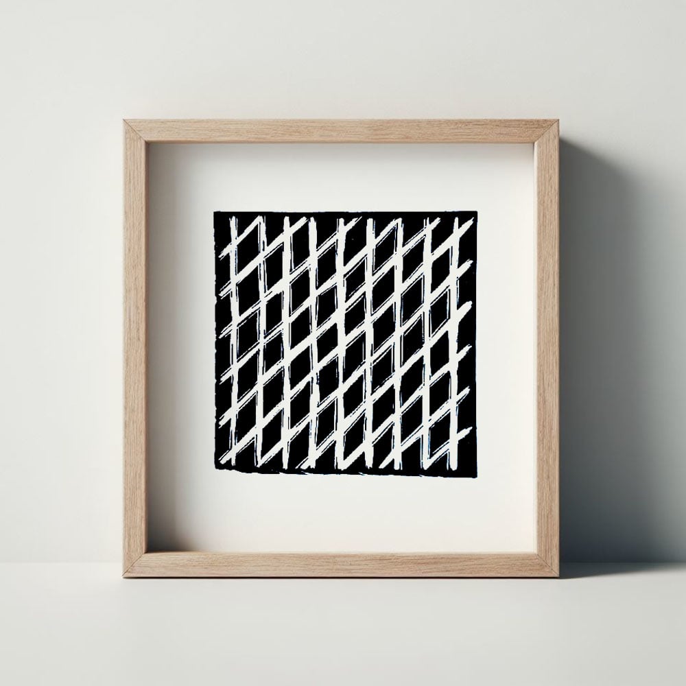 Image of Dodici • serie 4 • 20x20 • Linoleografia