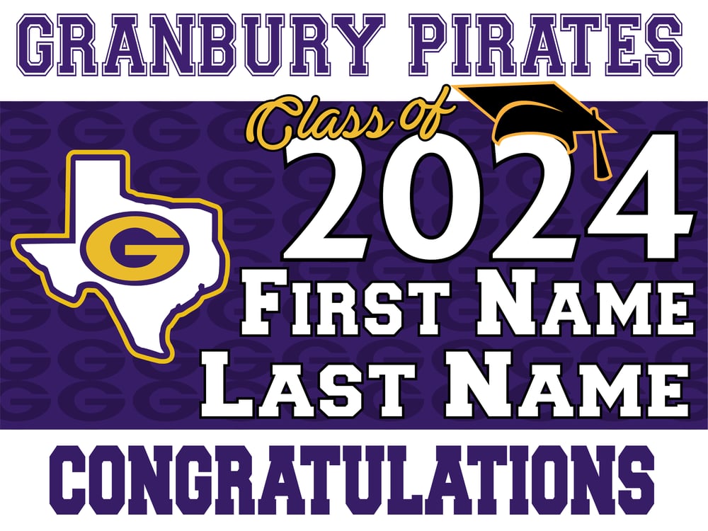 Image of 2024 Granbury Senior Signs