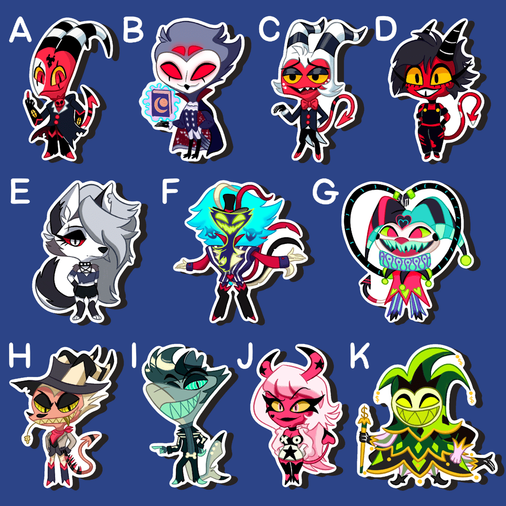 Hell Business Chibi Stickers