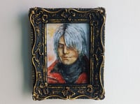 Image 1 of Handmade Dante Watercolour Portrait Print | Devil May Cry Fan Art | A5 A4 A3 Sizes