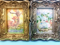 Image 1 of Vulpix and alolan vulpix art prints