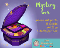 Art print Mystery box - a selection of 5 items - A4 size - NeeseDraws