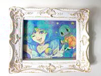 Image 1 of sailor mercury - sailor moon x pokemon art print