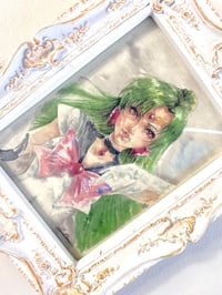 Image 1 of Sailor Pluto Art print watercolour handmade fanart