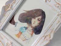 Image 1 of Handmade watercolour Princess Garnet FF9 art print - gamer gift - fantasia final illustration