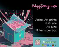 Art print Mystery box - a selection of 5 items -A5 size- NeeseDraws