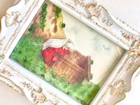 Image 1 of Inuyasha art print, watercolor , well scene fanart, handpainted