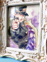 Image 2 of Jojo Jotaro S3 art print fanart, watercolor handpainted
