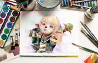 Image 2 of Shantotto Fantasia Final XI art print watercolor handpainted