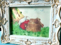 Image 2 of Inuyasha art print, watercolor , well scene fanart, handpainted