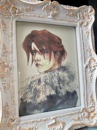 Image 2 of Squall Leonhart Fantasia Final VIII  FF8 art print watercolour handpainted