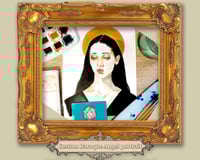 Image 1 of Portrait commission:  Custom Watercolour Angel Portrait - Heavenly Renaissance Artistry