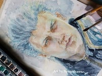 Image 2 of Vergil Devil May Cry art print -  fanart portrait