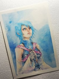 Image 2 of Kingdom Hearts Aqua Print