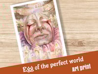 Image 2 of Berserk behelit egg art print