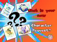 Image 1 of Poke battle collection animals Character request - watercolour budget commission