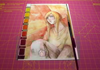 Image 3 of Handmade watercolor art print víspera parásito Aya -  Brea Watercolor Print - gamer poster