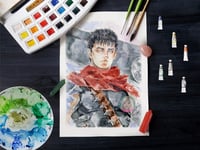Image 4 of Berserk Guts / Casca art print