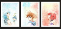 Image 4 of Sora, Riku, Kairi Reino Corazones art illustration