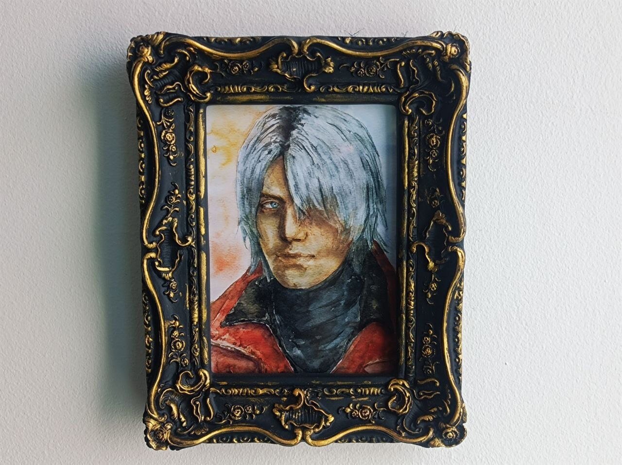 Vergil Devil May Cry art print - fanart portrait | neesedraws