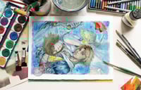Image 2 of Tidus and Yuna Fantasia final X print