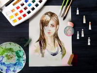 Image 2 of art print fantasia final VII Tifa