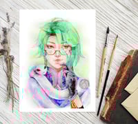 Image 2 of Genshin Impact Art print - Baizhu FanArt