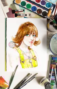 Image 4 of Selphie Tilmitt from fantasia final VIII art print