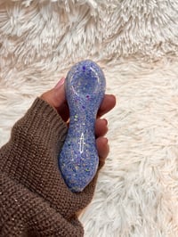 Image 11 of Ice Prices Freezable Glitter Glass Pipe  Thick Glass Pipe   Color Changing Pipe