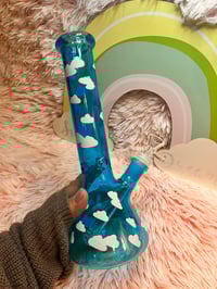 Image 15 of Blue Sky Cloud Glass Bong