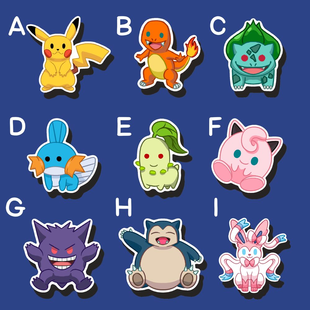 Cute Gaming Monsters Stickers