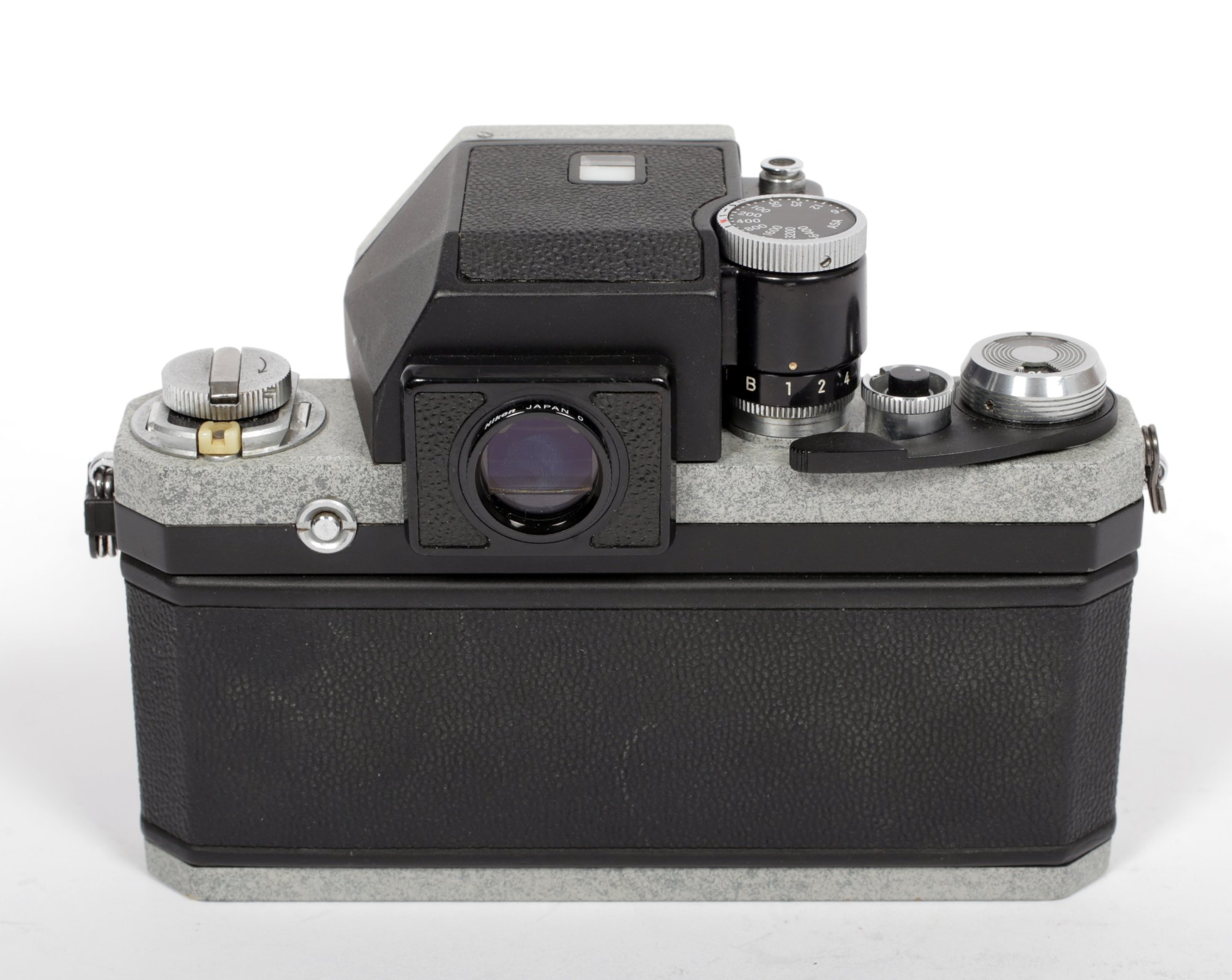 Nikon F Photomic 35mm SLR Film Camera (Grey-Repaint) with Nikon F Photomic 35mm SLR Film Camera (Grey-Repaint) with