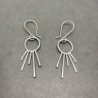 Image 1 of Solar Eclipse Hook Earrings