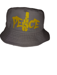 Image 2 of Peace Sign Bucket Hat 