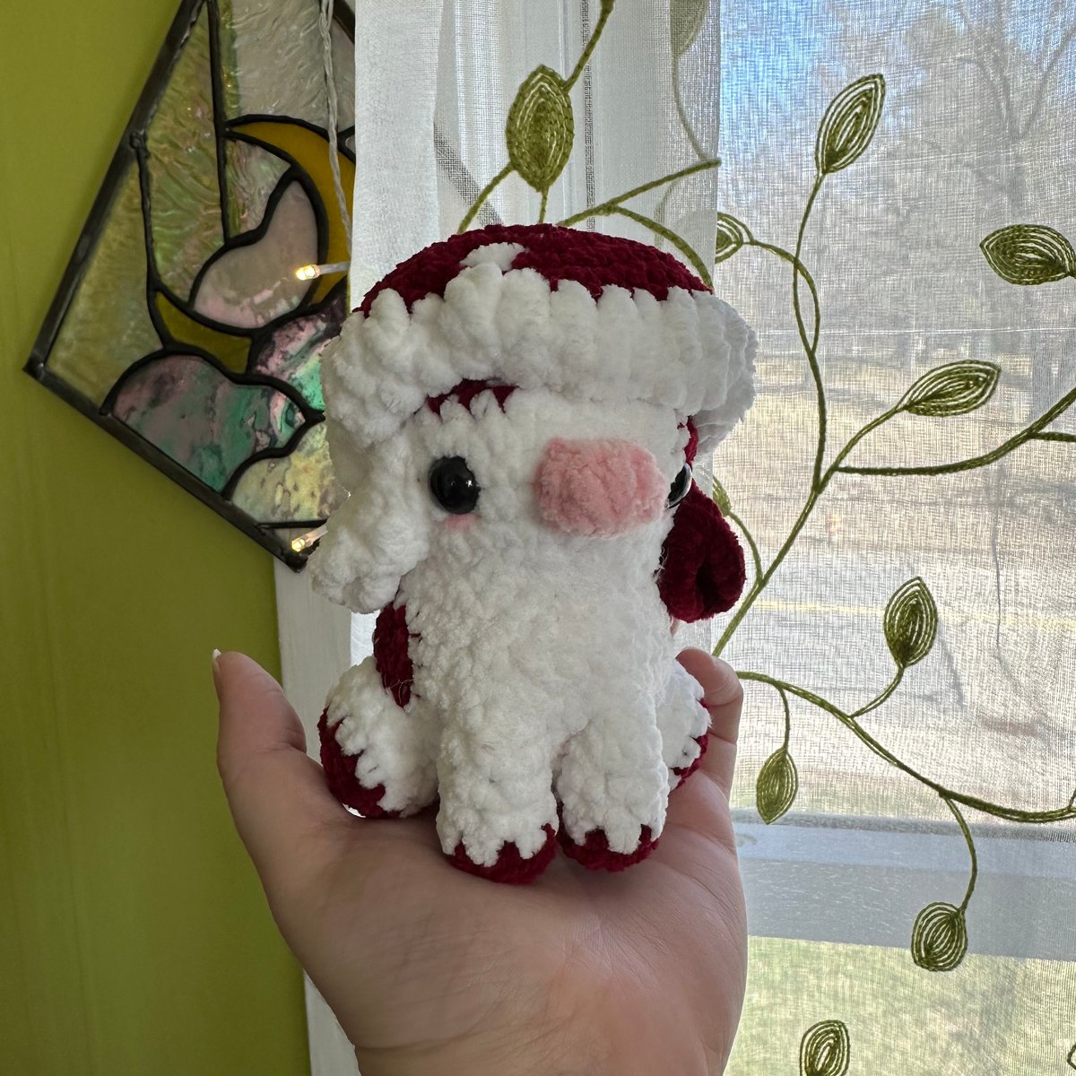 Image of Crochet Small Mushroom Cow - Made to Order