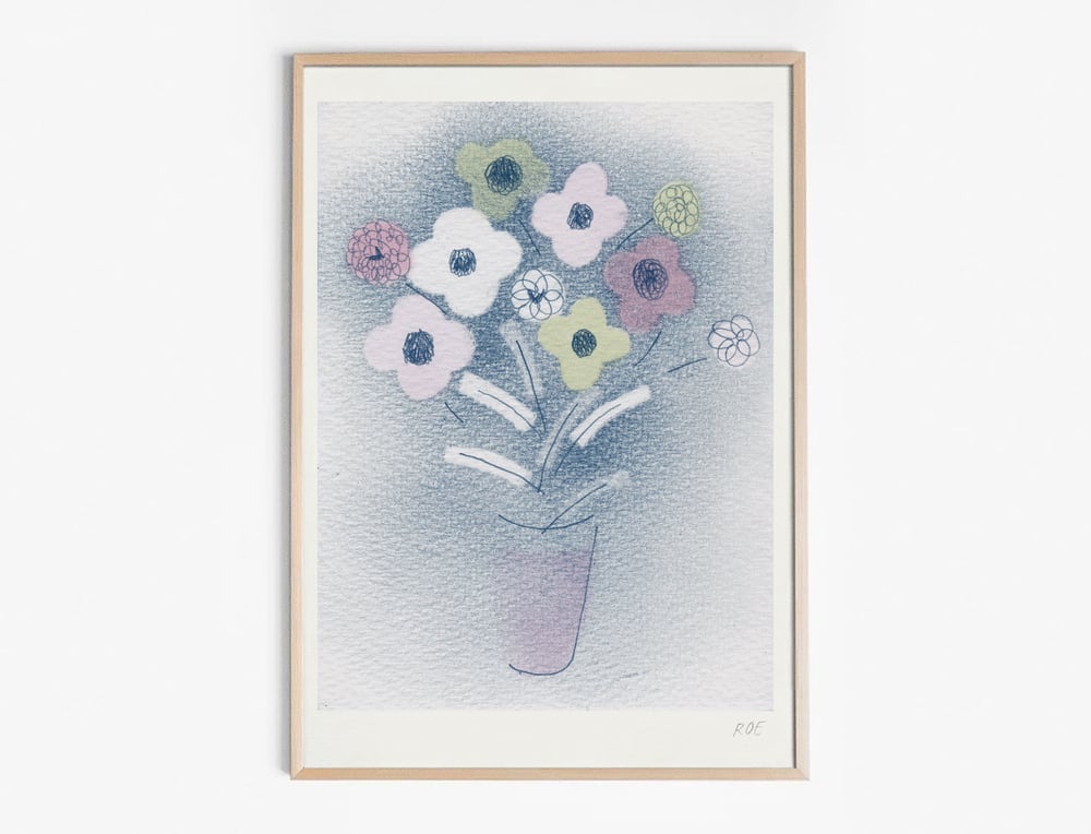 Image of  FLOWER BOUQUET PRINT