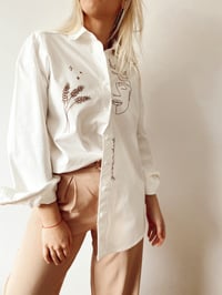 Image 2 of Button up Cotton Shirt - Kelly